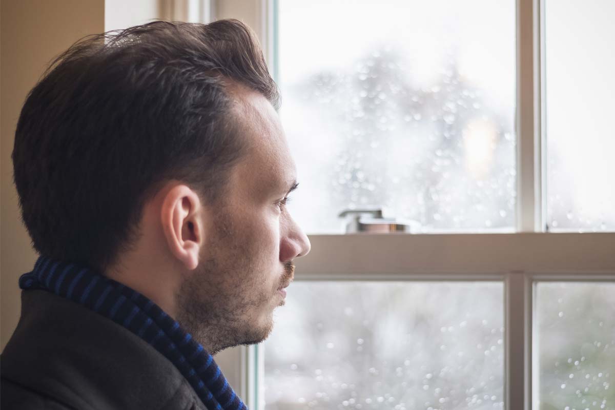 is drinking rubbing alcohol dangerous man stares out window