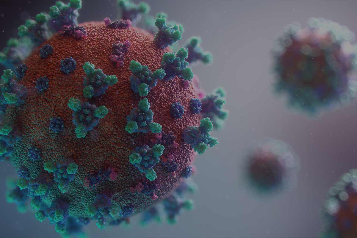 visualization of covid-19 virus