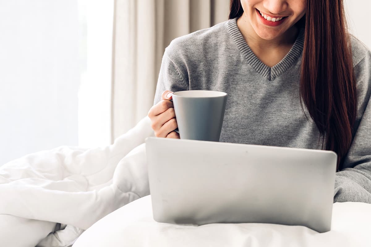 woman learning about the benefits of residential treatment