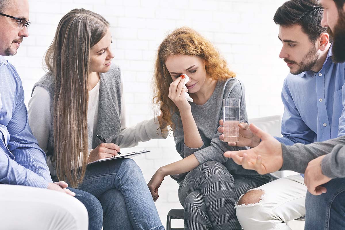 group determining their addiction rehab needs